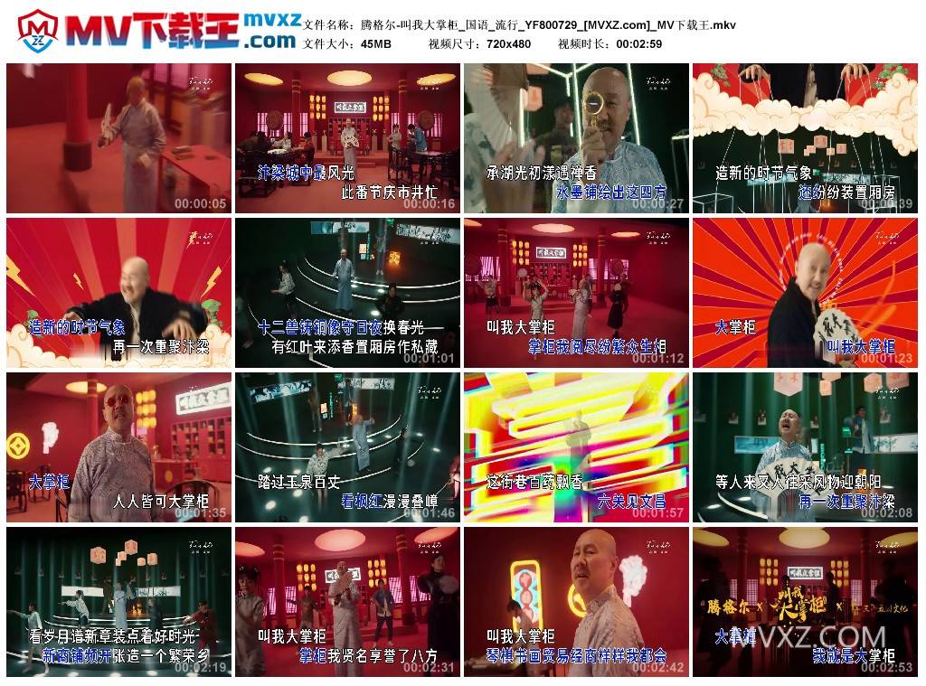 腾格尔-叫我大掌柜_国语_流行_YF800729